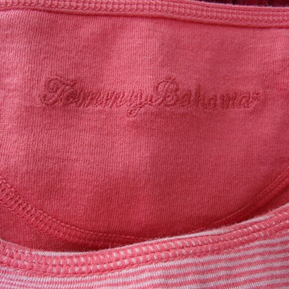 Tommy Bahama Lighthouse Reversible Wide Scoop Neck Dress w Horizontal Pinstripes - Picture 11 of 15